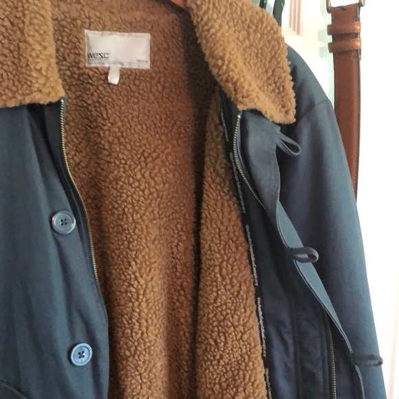 WeSC Men’s Jejor padded pilot jacked midnight blue - Picture 5 of 7